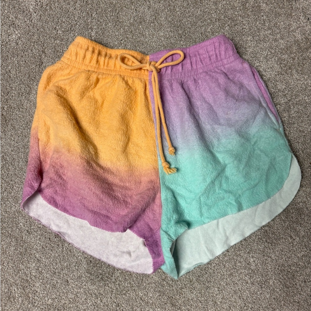 Wild Fable High Waist Orange and Purple Shorts